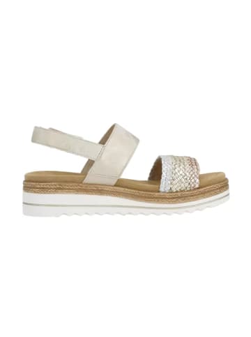 remonte Keilsandalen für Damen in creme