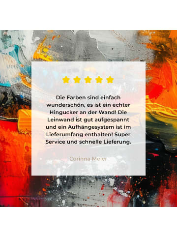 MuchoWow Leinwand bilder Abstrakte Kunst Explosion (BxH)