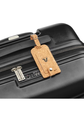 Roncato Relife 4 Rollen Trolley 73 cm mit Dehnfalte schwarz