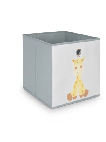 relaxdays 3 x Kinder Aufbewahrungsboxen "Tiere" in Bunt - (B)30 x (H)30 x (T)30 cm