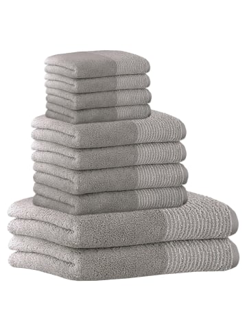 Cawö Handtuch 10er Pack in Platin