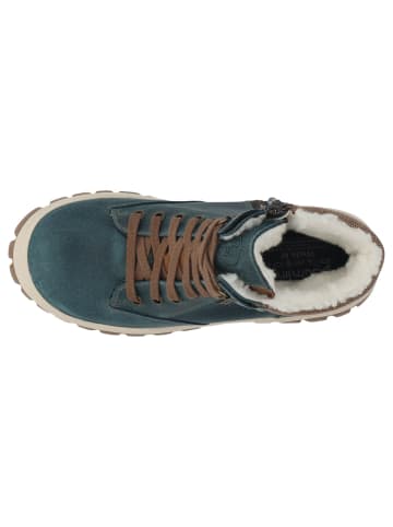Däumling Schnürstiefel Yachi in blau