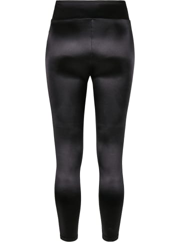 Urban Classics Urban Classics Damen Ladies Shiny High Waist Leggings in black