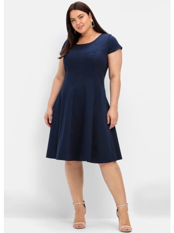 sheego Cocktailkleid in marine