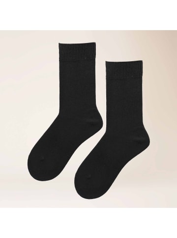 Kunert Socken Cosy Cashmere weich in Black