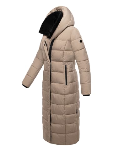 Marikoo Wintermantel Pakoraa 16 in Taupe Grey