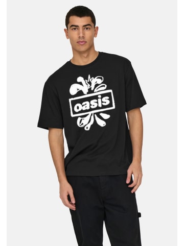 Only&Sons T-Shirt 'Oasis' in schwarz