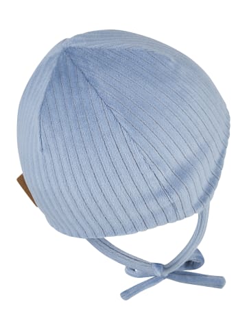 Sterntaler Beanie Cord-Optik in samtblau