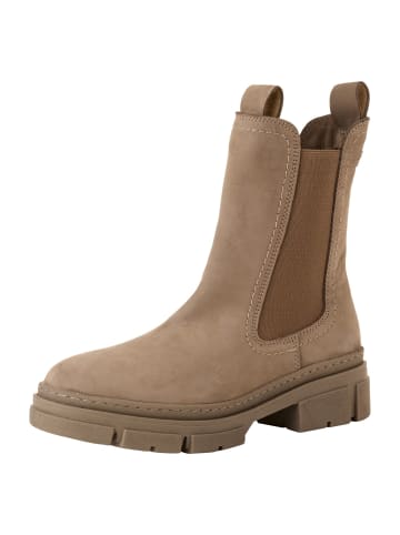 Tamaris Chelsea Boot in DUNE NUBUC