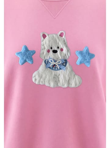myMo Women Sweatshirt in Pink