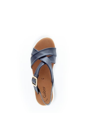 Gabor Fashion Plateau Sandale in Blau