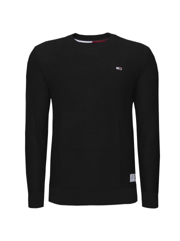 Tommy Hilfiger Pullover Tommy Jeans Regular Structured in schwarz