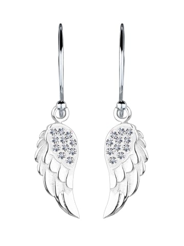 Elli Ohrringe 925 Sterling Silber Flügel in Weiß