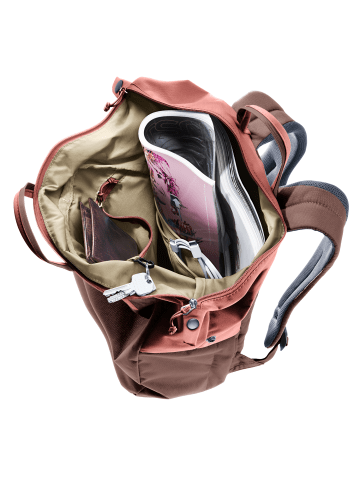Deuter Rucksack Vista raisin-caspia in Braun