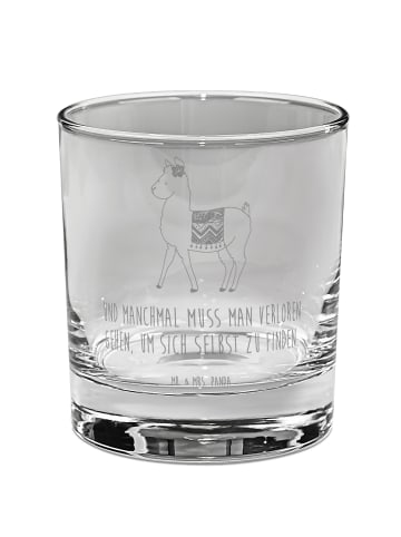 Mr. & Mrs. Panda Ginglas Alpaka Stolz mit Spruch in Transparent