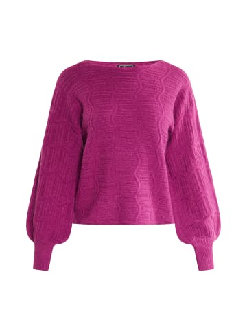 faina Damen Strickpullover in Fuchsia
