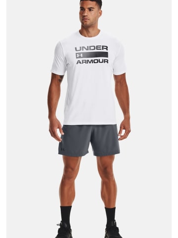 Under Armour T-Shirt 'Team Issue Wordmark' in weiß