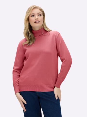 WITT WEIDEN Rollkragenpullover in korallenrot
