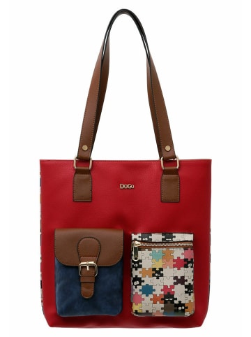 Dogo Umhängetasche - Multi Pocket BagIn the puzzle in Rot