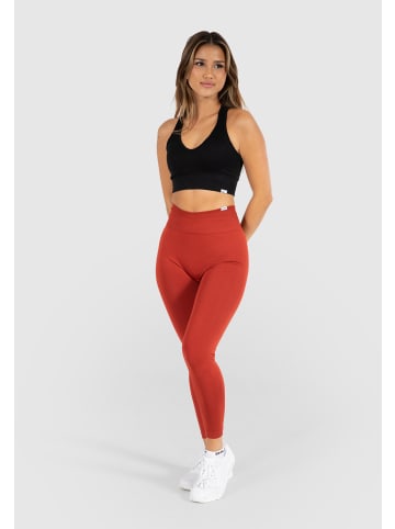 SMILODOX Leggings Amaze Scrunch Pro in Terakotta