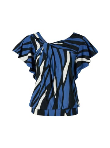 Mart Visser Conory Print Top Blau / Schwarz