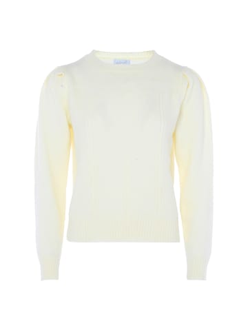 Blonda Damen Sweater in WOLLWEISS