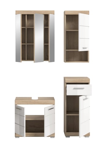 ebuy24 Weiß 112 x 34 cm