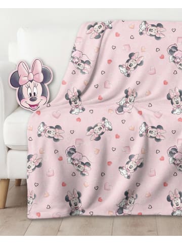 MTOnlinehandel Kuschelset, Decke und Kissen "Disney Minnie Maus" in Rosa