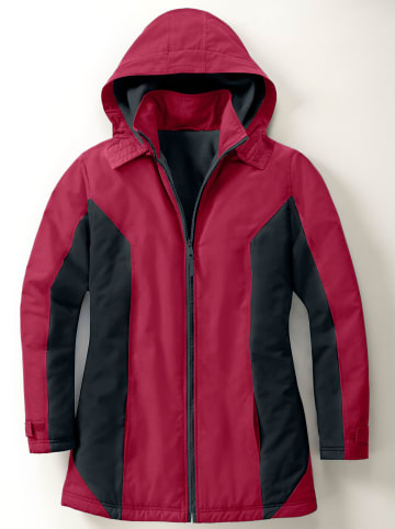 Sieh an! Funktionsjacke in rot-schwarz