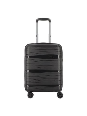 D&N Travel Line 4300 4 Rollen Kabinentrolley S 55 cm in schwarz