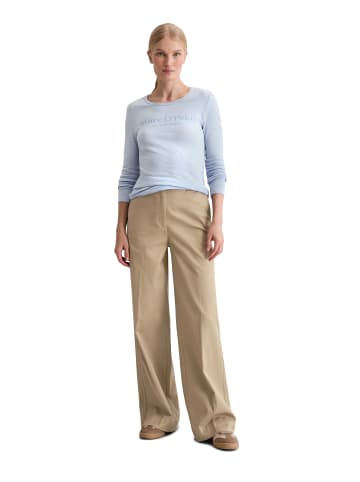 Marc O'Polo Logo-Longsleeve regular in Soft Sea