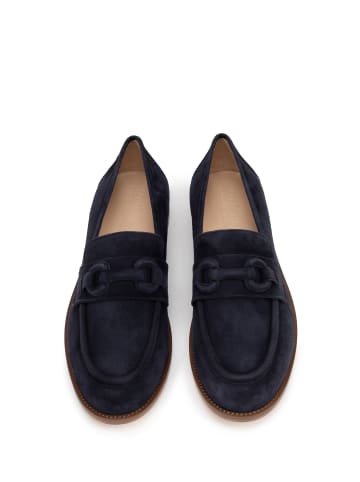 Wittchen Damenschuhe Mokassins Aus Naturleder Mit Dezenter Schnalle in Dark blue