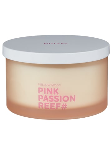 Butlers Duftkerze MELLOW MOOD Pink Passion Reef in Rot