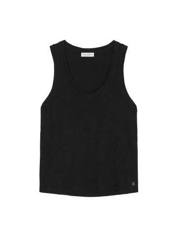 Marc O'Polo V-Neck-Top regular in Schwarz