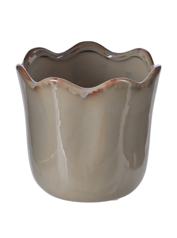 Butlers Blumenübertopf GLAZE in Beige