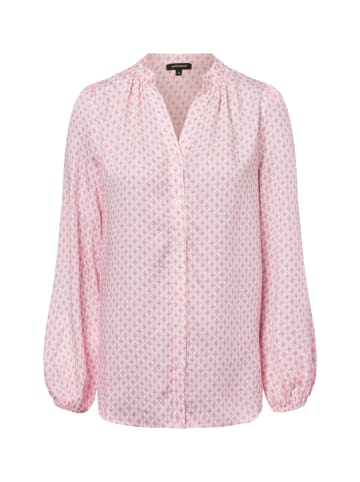 More & More Bluse in rosa weiß