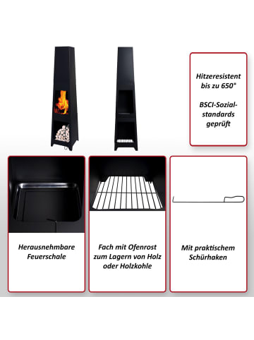 MCW Gartenofen K89 mit Schürhaken, Standard