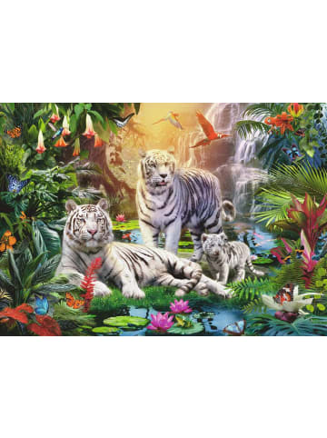 Ravensburger Ravensburger Puzzle 1.000 Teile Familie der Weißen Tiger in bunt