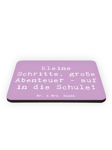 Mr. & Mrs. Panda Kühlschrankmagnet Spruch Schulanfang Abenteuer ... in Lavendeltraum