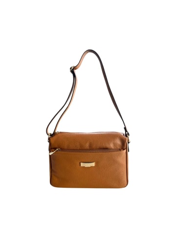 Baldinini Trend Braun Leder Damen Umhänge- Tasche