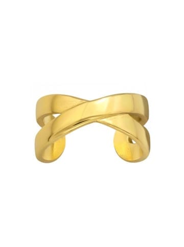 Alexander York EAR CUFF I BAND I in Gold gekreuzt aus 925 Sterling Silber in gold
