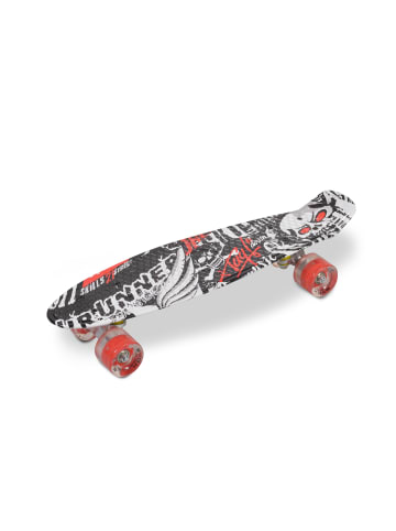 Byox Kinder Skateboard 22" Skull in rot