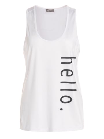 Gina Laura Strick-Top in offwhite