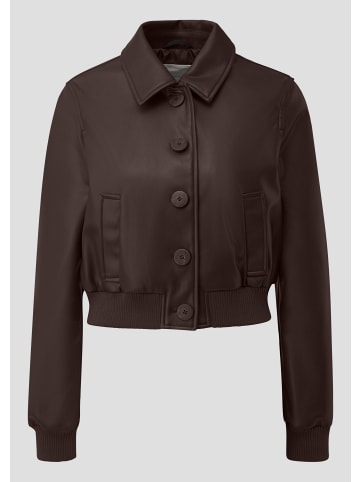 QS Outdoor-Jacke in 8945_dunkelbraun