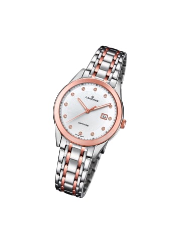 Candino Analog-Armbanduhr Candino Classic roségold, silber mittel (ca. 33mm)