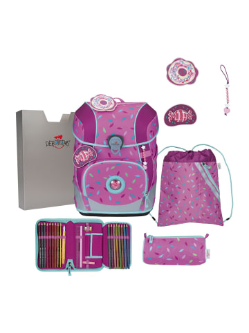 DerDieDas ErgoFlex Tiny Schulranzen-Set 6-teilig in Sweet Sprinkles
