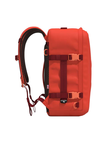 Cabinzero Travel Cabin Bag Classic Plus 32L Rucksack 46 cm in tomato festival