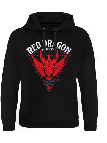 Dungeons And Dragons Hoodie "D&D Red Dragon" in Schwarz