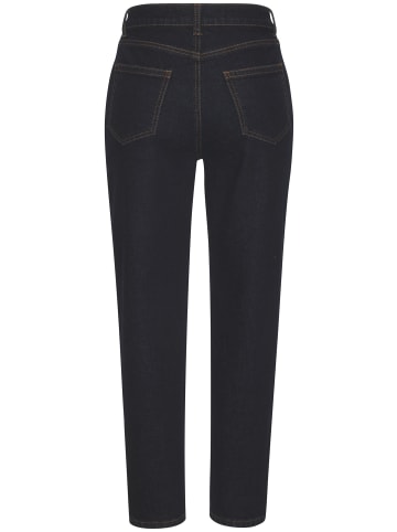 LASCANA Mom-Jeans in darkblue denim
