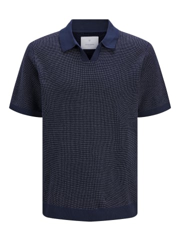 JACK & JONES Junior Gestricktes T-Shirt in Night Sky